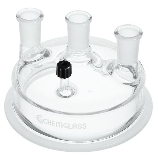 REACTION VESSEL LIDS, 4-NECKS, THREADED CONNECTOR