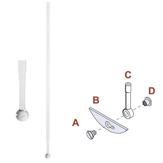 STIRRING SHAFTS, GROUND, 19MM, CHEM-STIR™