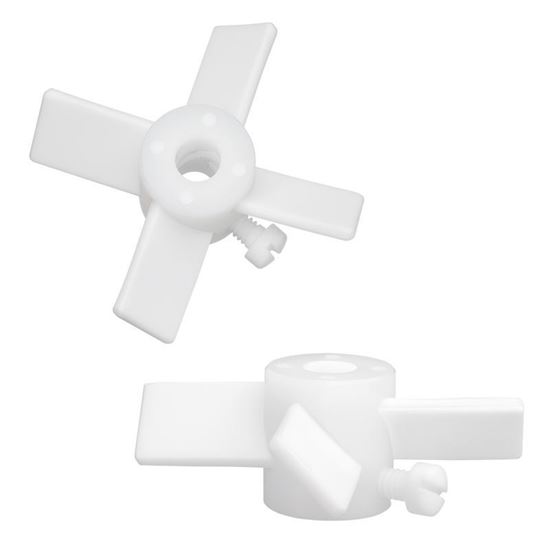 AGITATORS, PTFE, 10MM, FOUR-BLADES