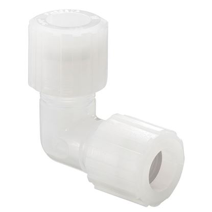 COMPRESSION FITTINGS, PFA, 90° ELBOW