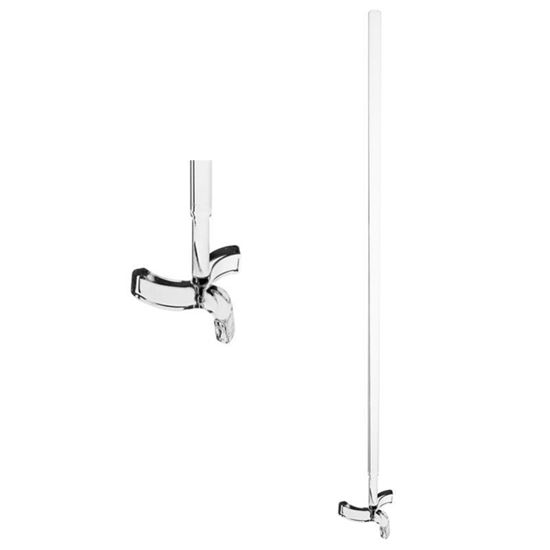 STIRRING SHAFTS, POLISHED, 10MM, THREE-BLADE, GLASS AGITATOR, COUNTER-CLOCKWISE