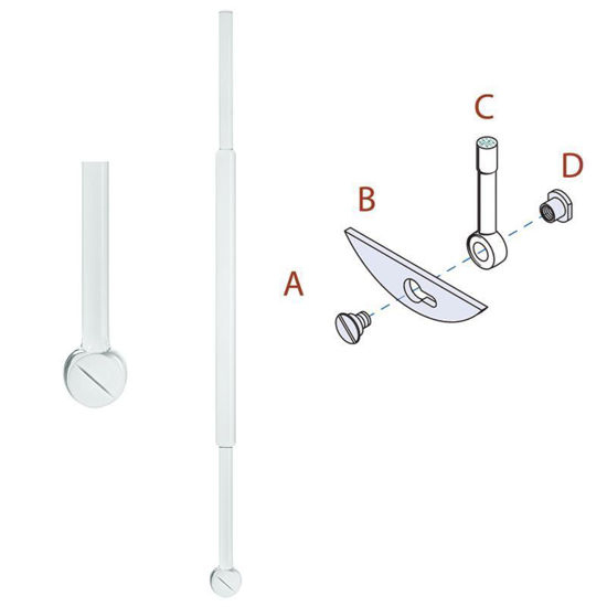STIRRER SHAFTS, POLISHED, 19MM, CHEM-STIR™