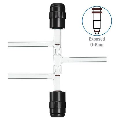 VALVES, CHEM-VAC, HIGH VACUUM, THREE WAY