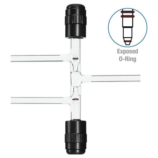 VALVES, CHEM-VAC, HIGH VACUUM, THREE WAY