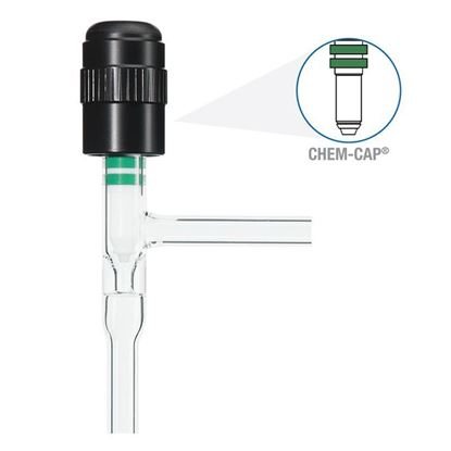 VALVES, CHEM-VAC, CHEM-CAP, HIGH VACUUM, 90°