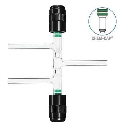 VALVES, CHEM-VAC, CHEM-CAP, HIGH VACUUM, THREE WAY