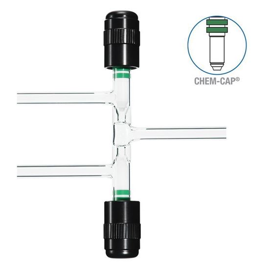 VALVES, CHEM-VAC, CHEM-CAP, HIGH VACUUM, THREE WAY