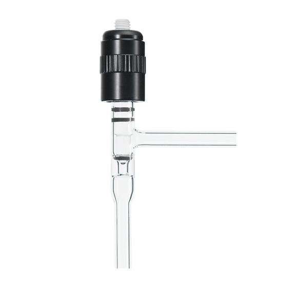 VALVES, CHEM-VAC™, GLASS PLUGS, O-RINGS, HIGH VACUUM, 90°