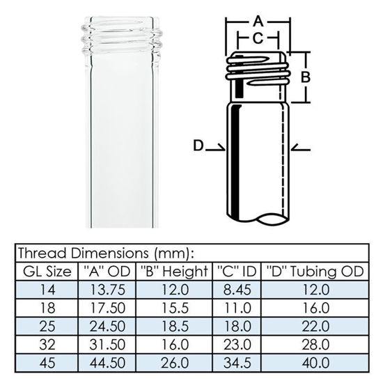 TUBES, SCREW THREAD, GL