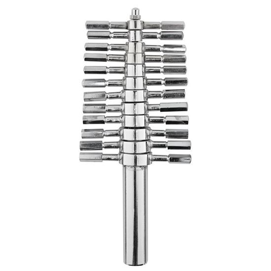 CORK BORING SETS, PLATED BRASS, SETS OF 12, 4 TO 20MM