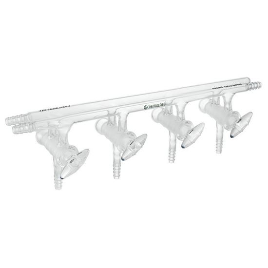 VACUUM MANIFOLDS, INERT GAS, GLASS STOPCOCKS