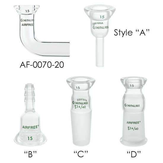 ADAPTERS, 15MM O-RING JOINTS, AIRFREE®, SCHLENK