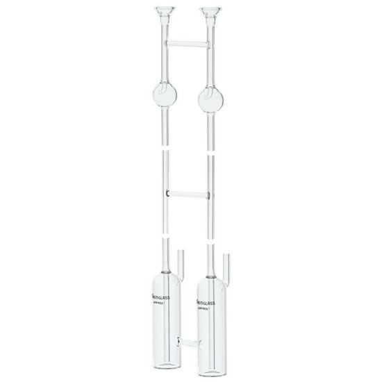 MANOMETERS/BUBBLERS, DOUBLE, AIRFREE®, SCHLENK