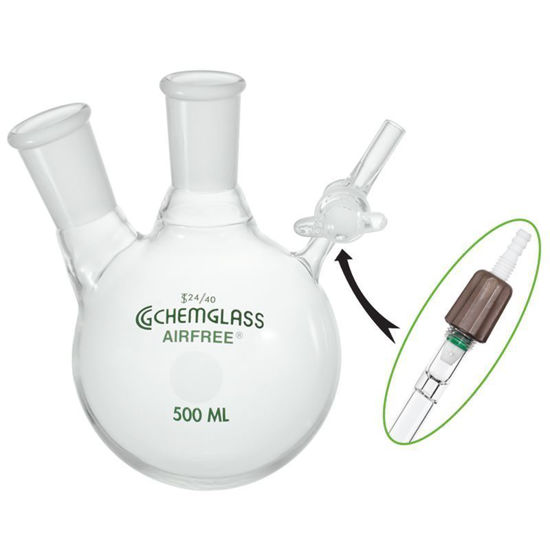 FLASKS, REACTION, 2-NECK, AIRFREE®, SCHLENK