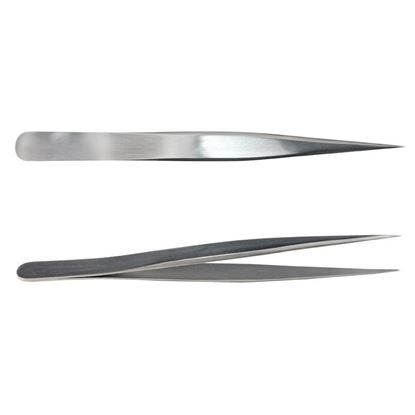 FORCEPS, TWEEZERS, STAINLESS STEEL, DUMONT, STRAIGHT, SHARP/FINE TIPS
