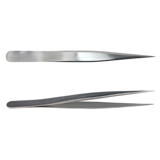 FORCEPS, TWEEZERS, STAINLESS STEEL, DUMONT, STRAIGHT, SHARP/FINE TIPS