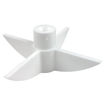 AGITATORS, PTFE, HIGH VISCOSITY, 25.4MM, SOLID ONE PIECE DESIGN