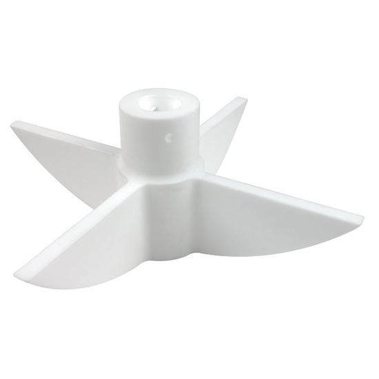 AGITATORS, PTFE, HIGH VISCOSITY, 25.4MM, SOLID ONE PIECE DESIGN