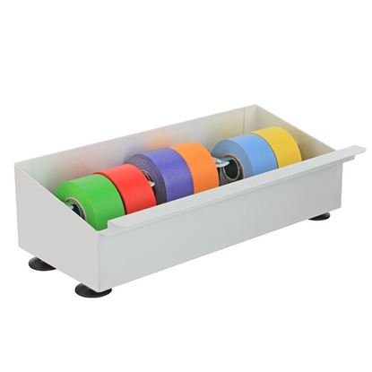 TAPE DISPENSERS, MULTI-ROLL, METAL, WHITE