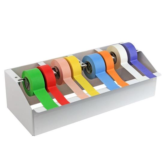 TAPE DISPENSERS, MULTI-ROLL, METAL, WHITE