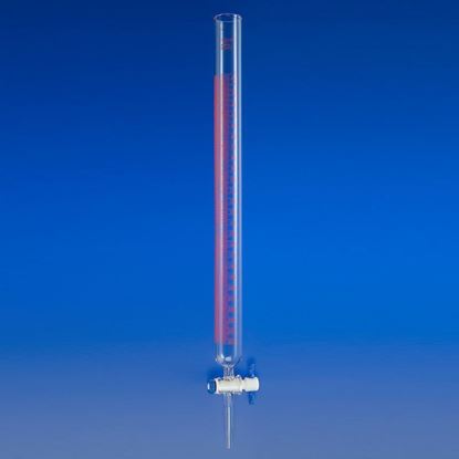 BURETS, COLORED SCALE, DISPENSING, STRAIGHT BORE PTFE STOPCOCK PLUG, PYREX®