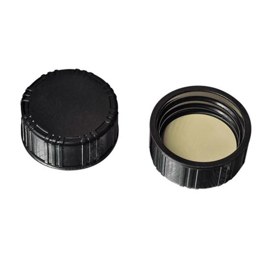 SCREW CAPS, PHENOLIC, RUBBER LINER, CORNING®