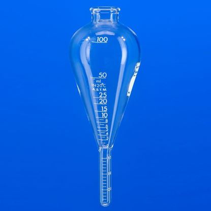 TUBES, CENTRIFUGE, OIL, PEAR-SHAPED, GRADUATED, PYREX®