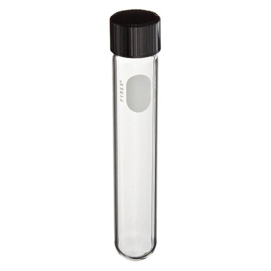 TUBES, CULTURE, SCREW CAP WITH PTFE LINER, PYREX®
