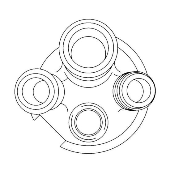REACTION VESSEL LIDS, 4-NECKS, 50ML, COMPATIBLE WITH METTLER SYSTEMS