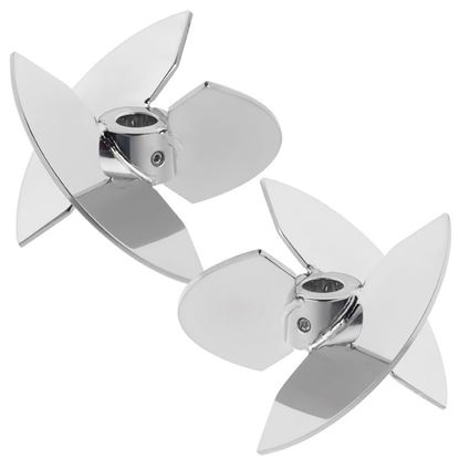 MARINE STYLE IMPELLER BLADES FOR BIOREACTORS