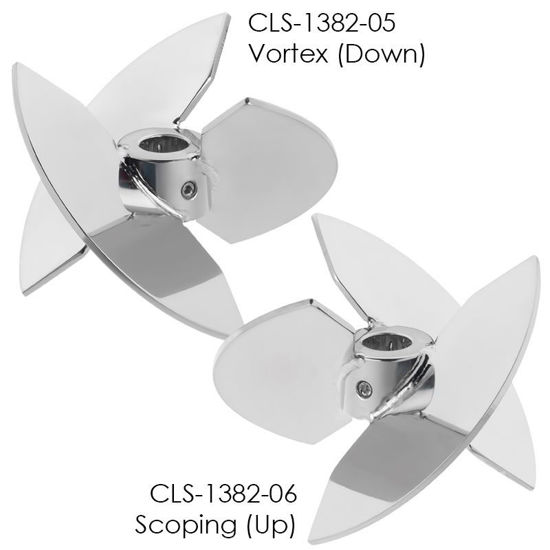 MARINE STYLE IMPELLER BLADES FOR BIOREACTORS