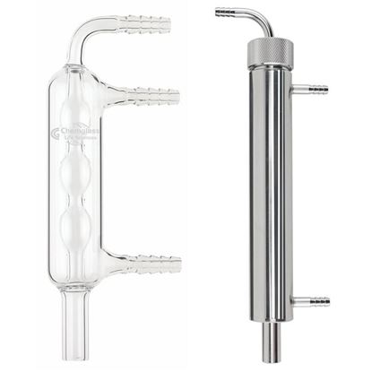 CONDENSERS, BIOREACTORS, GLASS AND STAINLESS STEEL