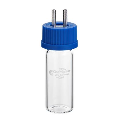 ADDITION AND SAMPLING VESSELS WITH 2-PORT TUBE ASSEMBLIES WITH HOSE BARBS