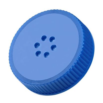 70MM VENTED CAPS, BLUE, NON-STERILE