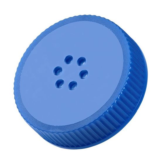70MM VENTED CAPS, BLUE, NON-STERILE