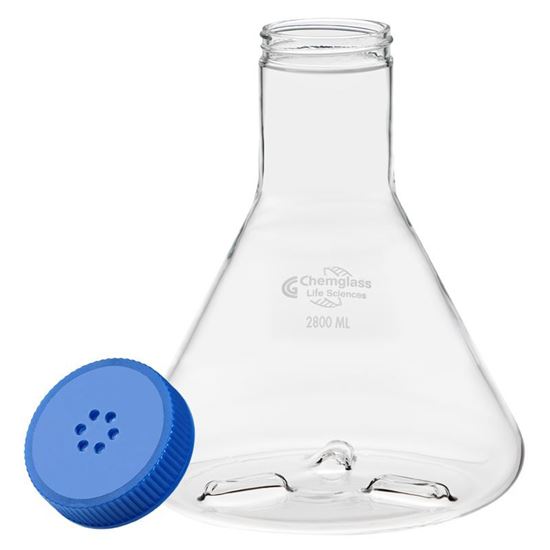 FLASKS, FERNBACH, 2800ML, WITH 3 BOTTOM BAFFLES