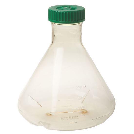FLASKS, POLYCARBONATE, 70MM VENTED CAPS, BAFFLED BOTTOM