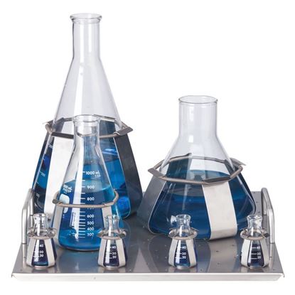 CLAMPS, S.S., FLASK HOLDER, FOR SHAKING INCUBATORS AND SHAKING WATER BATHS