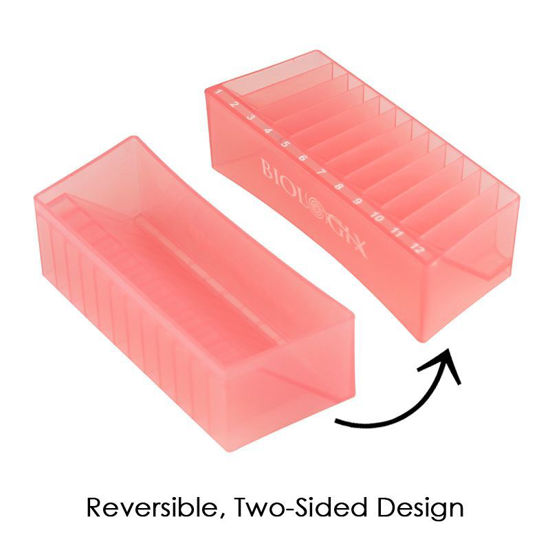 RESERVOIRS, SOLUTION BASINS, 12-CHANNEL, FLIP SIDE, TWO SIDED DESIGN, REAGENT RESERVOIRS