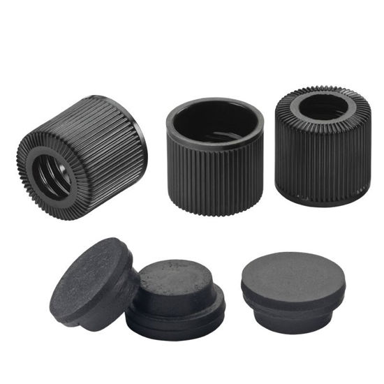 CAPS AND STOPPERS FOR ANAEROBIC HUNGATE CULTURE TUBES