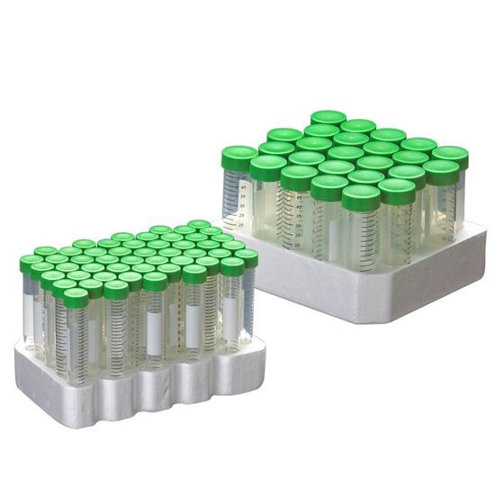 CENTRIFUGE TUBES, FOAM RACKS, STERILE