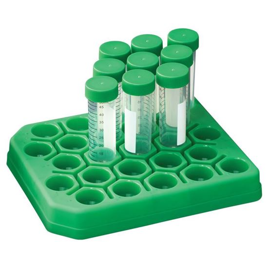 CENTRIFUGE TUBES, POLYPROPYLENE RACKS, STERILE
