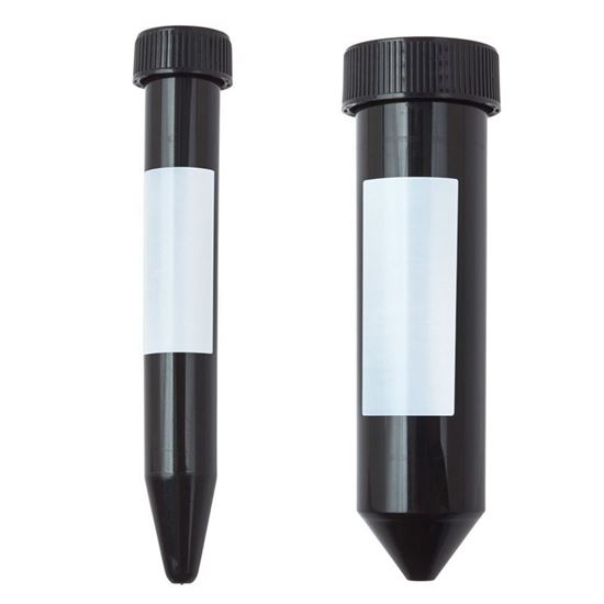TUBES, CENTRIFUGE, WITH CAP, BLACK