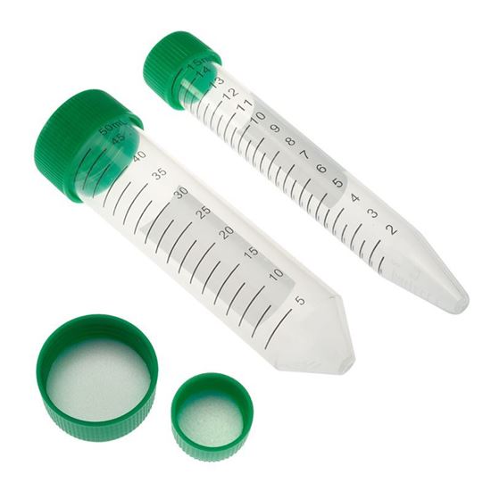 CENTRIFUGE TUBES, POLYPROPYLENE, WITH SURE CAPS, 15 & 50mL, STERILE