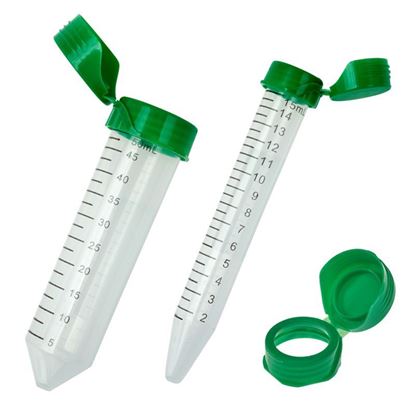 CENTRIFUGE TUBES, FLIP TOP CAPS
