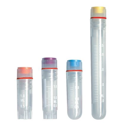 CRYOVIALS, INTERNAL THREAD WITH SILICONE O-RING SEAL