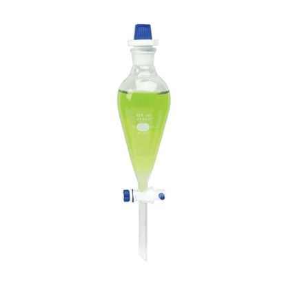 PYREX®, FUNNELS, SQUIBB, SEPARATORY, PEAR-SHAPED, POLYETHYLENE STOPPERS, PTFE STOPCOCKS