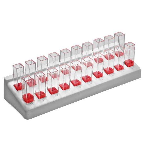 RACK FOR SPECTROMETER CUVETTES