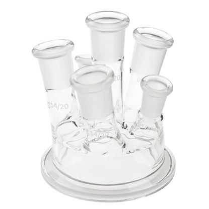 LIDS, REACTORS, 6-NECK FOR 57MM OD REACTION VESSEL BODY, COMPATIBLE WITH METTLER SYSTEMS
