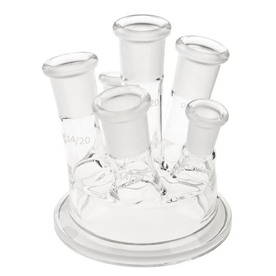 LIDS, REACTORS, 6-NECK FOR 57MM OD REACTION VESSEL BODY, COMPATIBLE WITH METTLER SYSTEMS